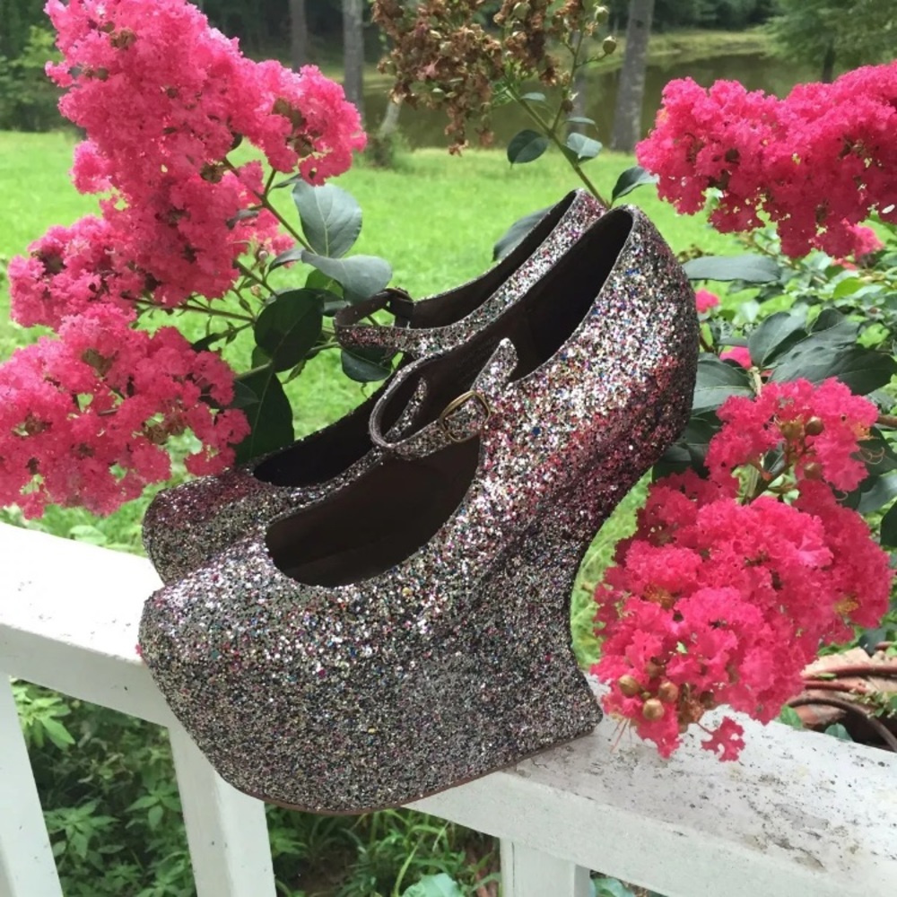 Jeffrey Campbell Shoes Havana Last Glitter Shoes